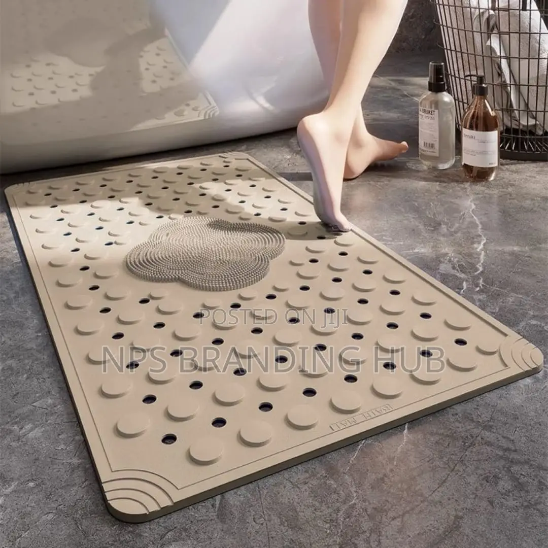 Antislip Heavy Duty Bathroom Mat 50 X 80cm (Stda