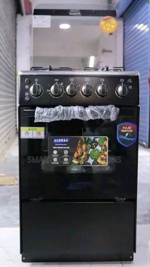 Ecomax 50x55cm 3 G + 1 E Standing Cooker + Electric Oven