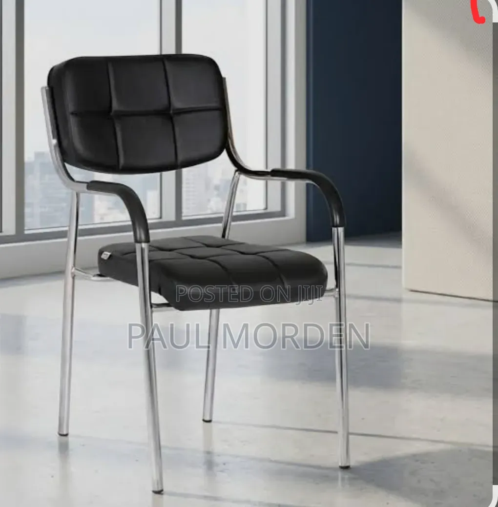 Chrome Visitors Office Chair