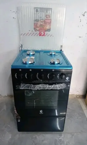 Euroken 4 Full Gas Free Standing Gas Cooker (Black) E4