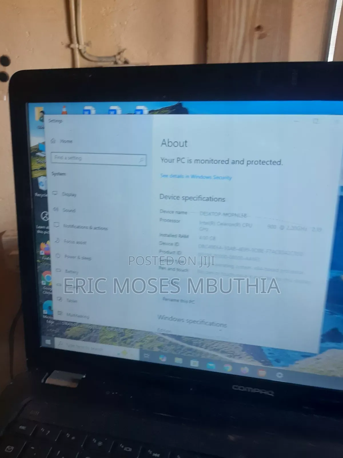 Laptop HP Compaq Presario CQ40 4GB Intel Celeron HDD+SSD 160GB