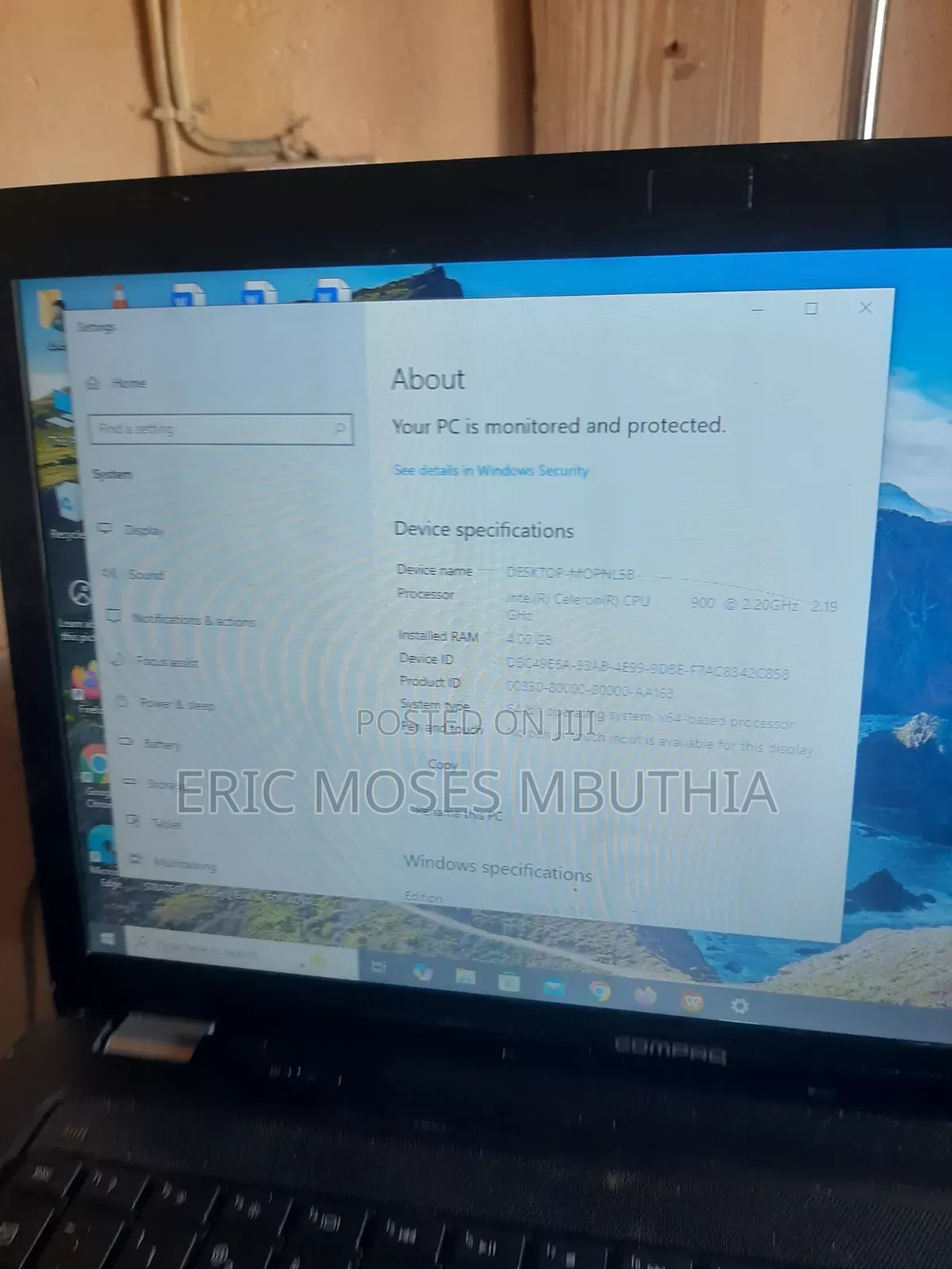Laptop HP Compaq Presario CQ40 4GB Intel Celeron HDD+SSD 160GB