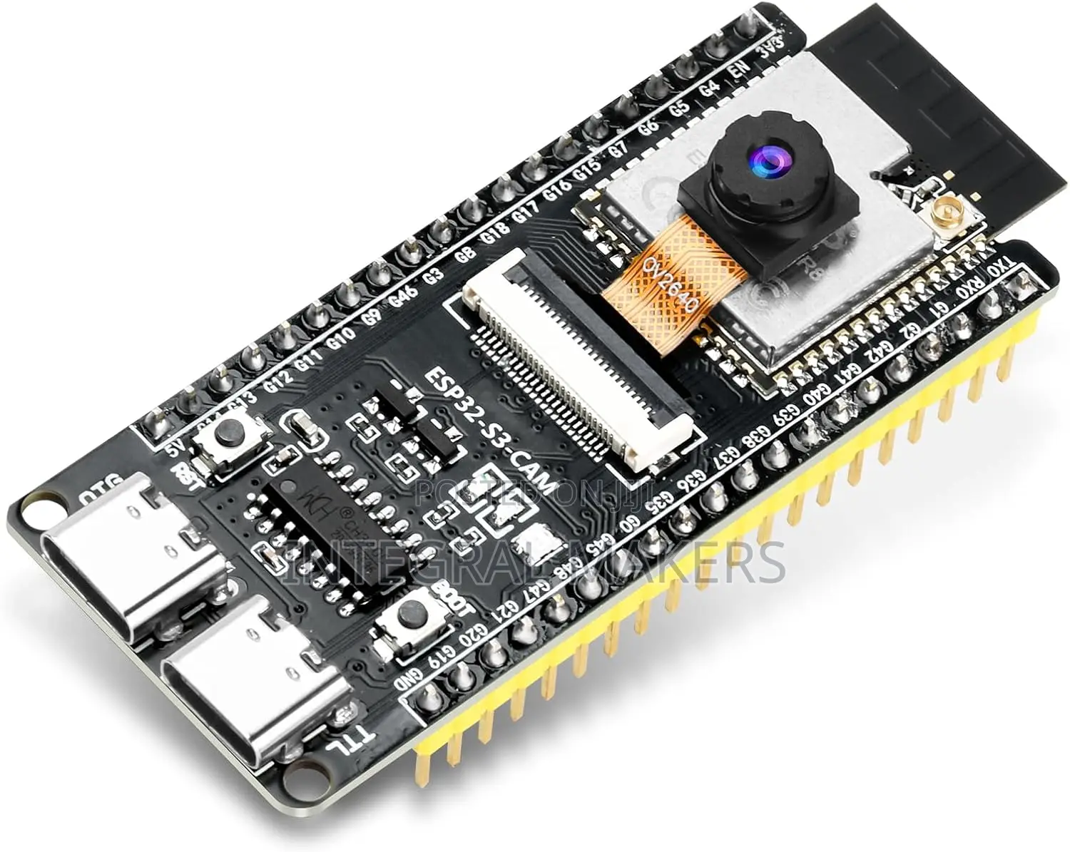 Esp32-S3 Cam N16r8 With Camera Ov3660 Tf Card