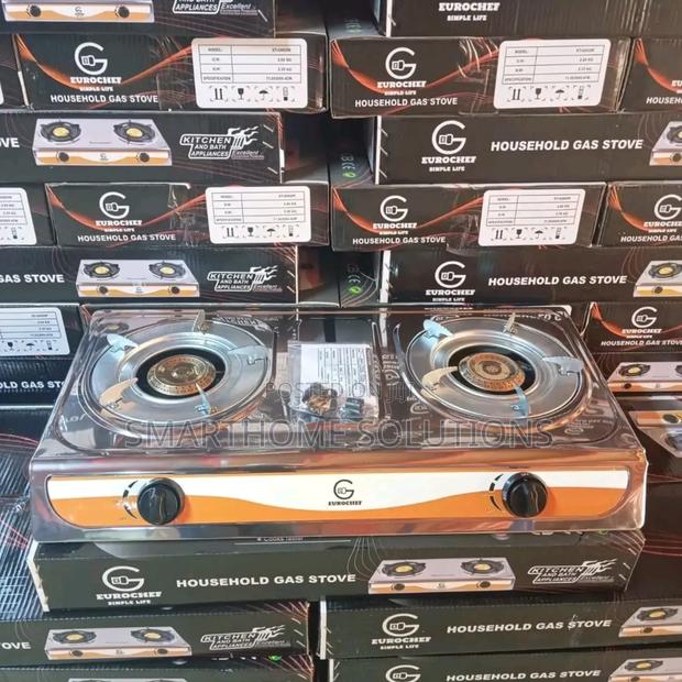 Eurochef 2 Burner Gas Cooker – Stainless Steel Table Top