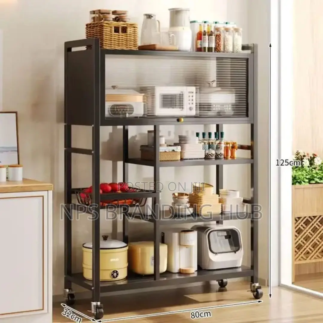 Heavy Duty Kitchen Cabinet With Wheels (Stda)