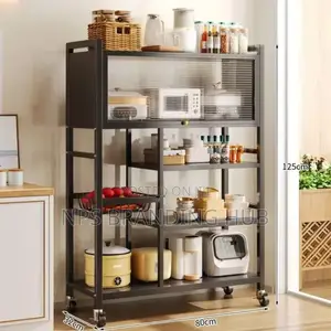 Heavy Duty Kitchen Cabinet With Wheels (Stda)