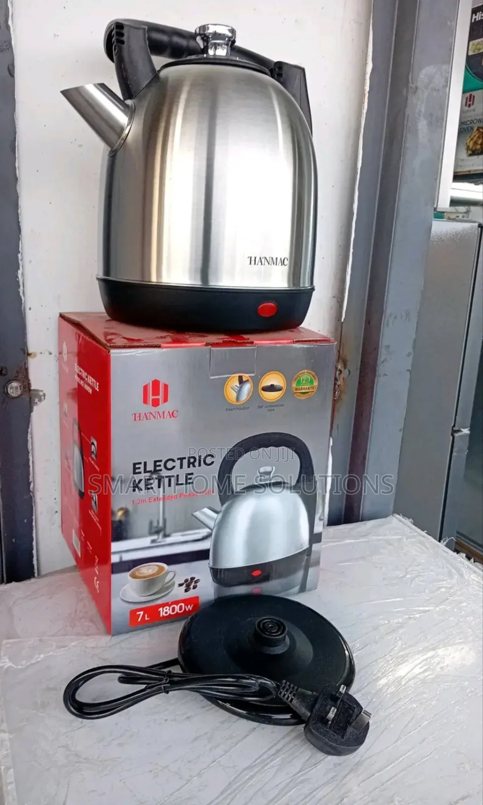 7litres Stainless Steel Hanmac Electric Kettle