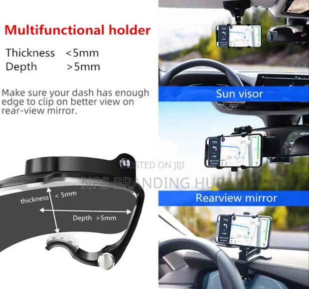Car Phone Holder Bracket Dashboard Car Phone Holder (Stda - thumbnail 2