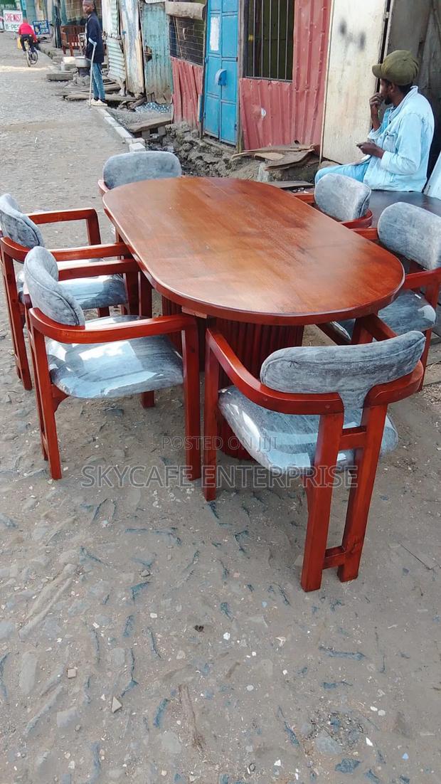 Brown 6 Seater Modern - thumbnail 3