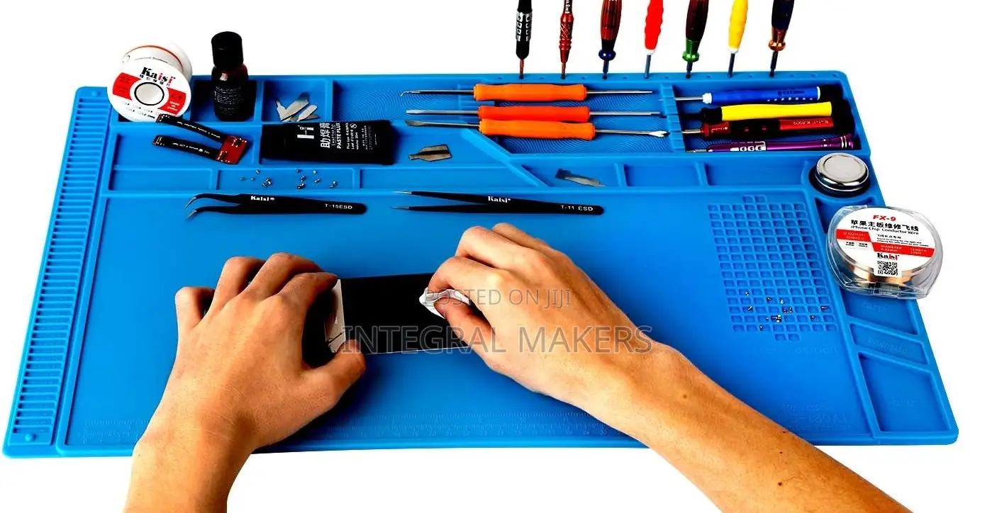 Large Silicone Soldering Mat Magnetic (Size 21.6 X 13.8 Inch)