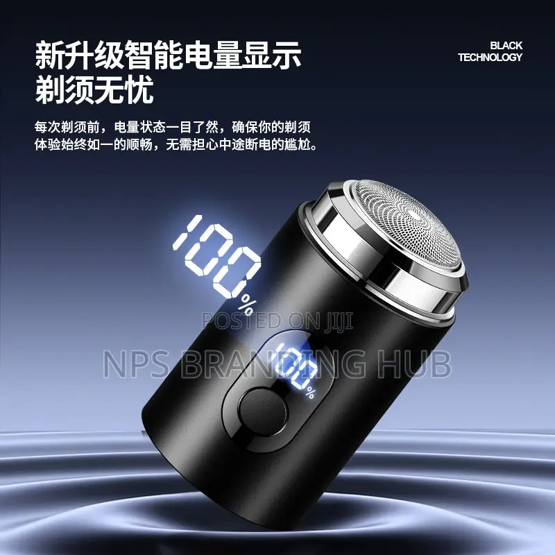 Men's Mini Electric Shaver With LCD Digital Display (Stda