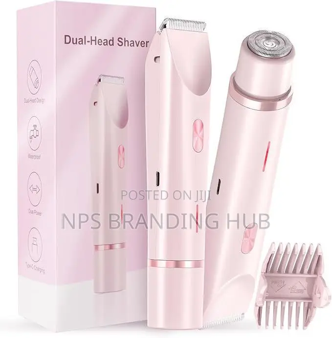 2 in 1 Rechargeable Dual Head Shaver With Smoothener (Stda