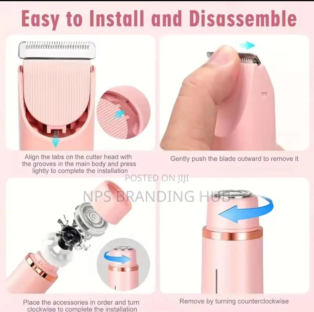 2 in 1 Rechargeable Dual Head Shaver With Smoothener (Stda