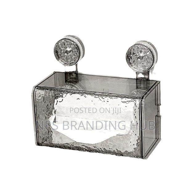 Suction Cup Glacier-pattern Tissue Box Holder (Stda - thumbnail 2