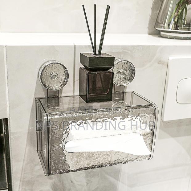 Suction Cup Glacier-pattern Tissue Box Holder (Stda - thumbnail 5