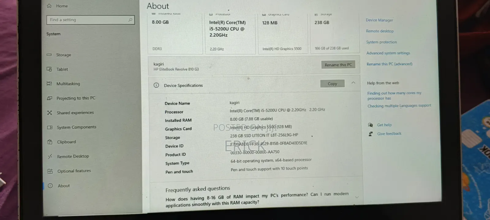 Laptop Up for Grabs
