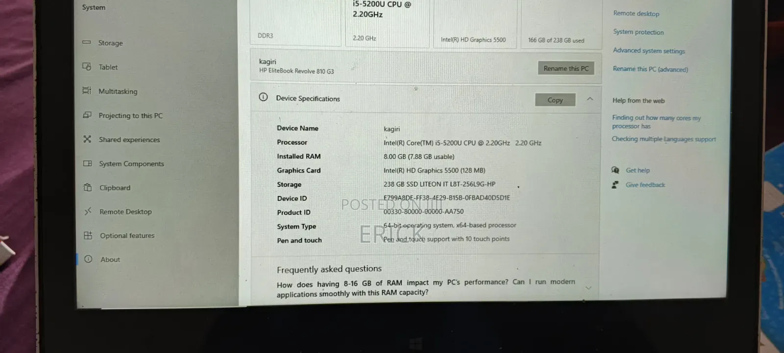 Laptop Up for Grabs
