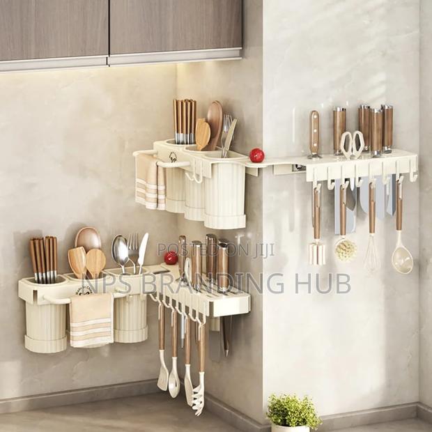 Wall Mounted Cutlery Storage Rack (Stda - thumbnail 5