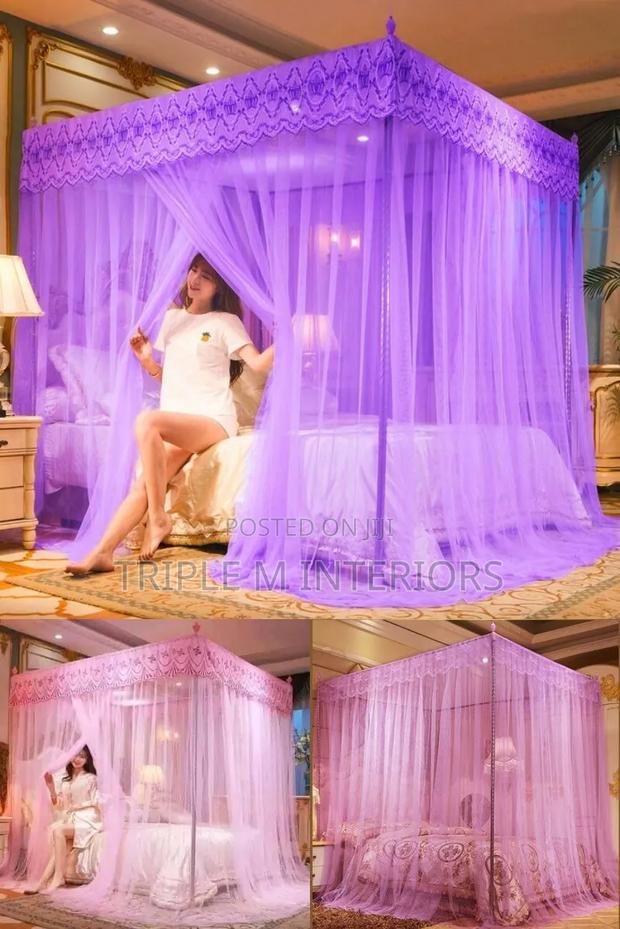 Princess-Style Lace Canopy: The Ultimate Bedroom Centerpiece