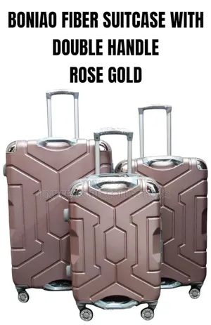 Double Handle Fiber Suitcases