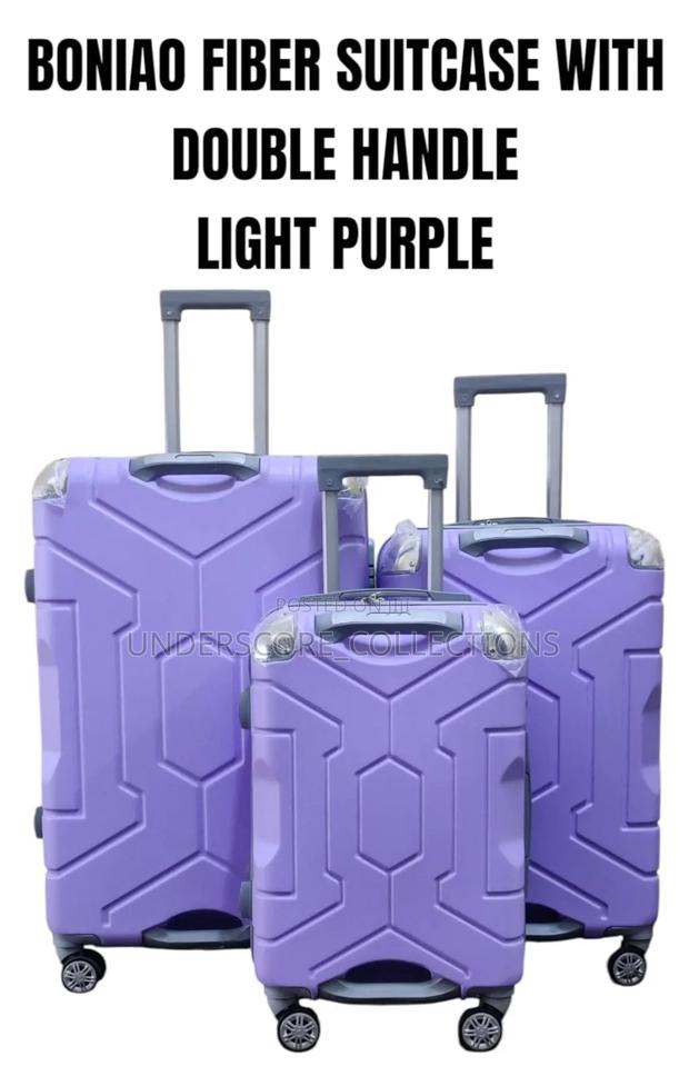 Double Handle Fiber Suitcases - thumbnail 8