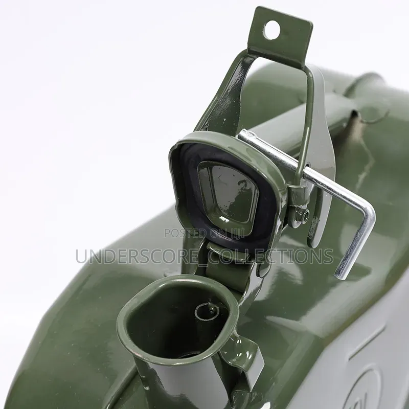 20-Litre Traditional Military-Style Steel Jerry Can.