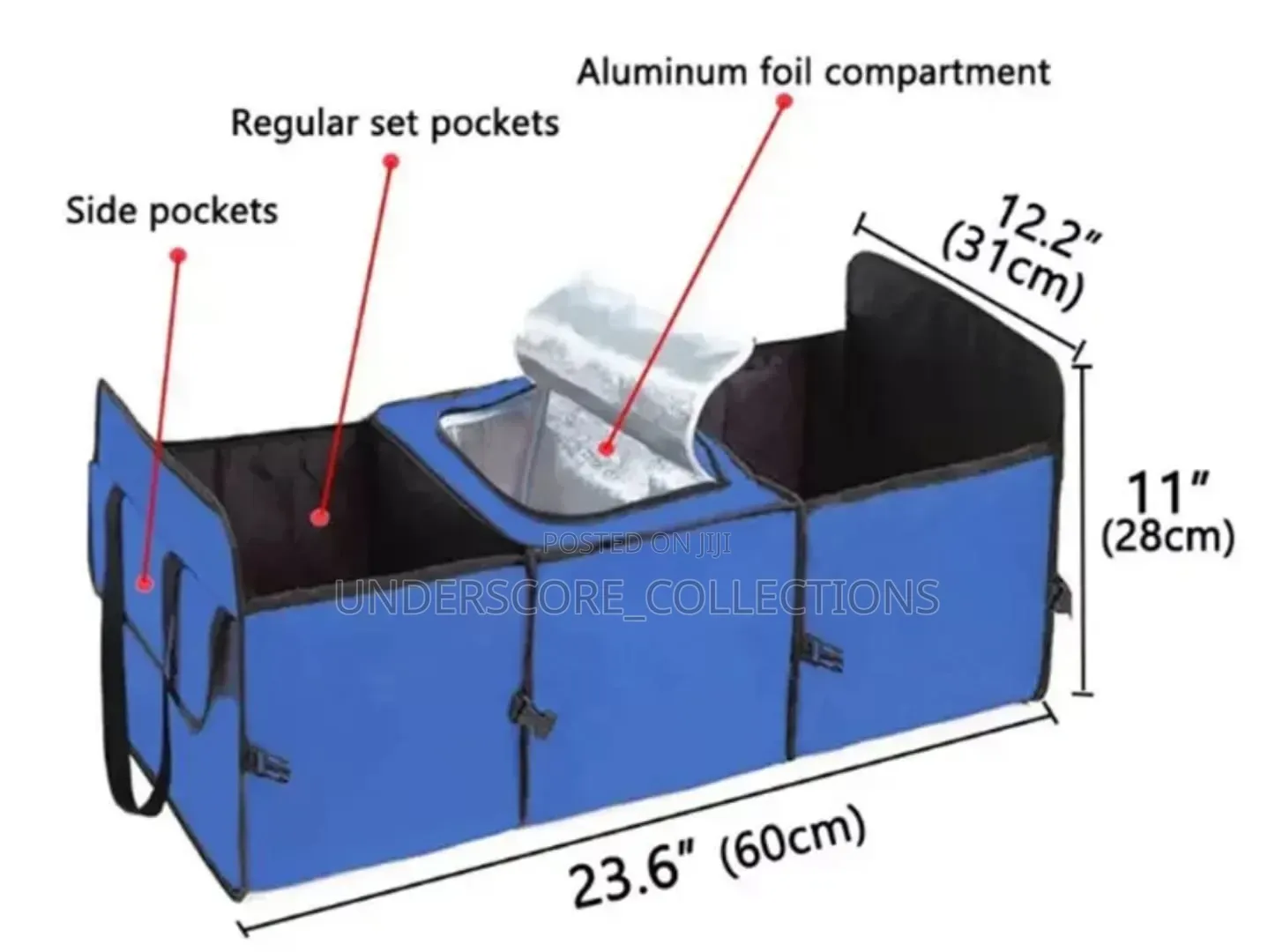 Quality Boot Organizer With Insulated Middle Partition for Your Food