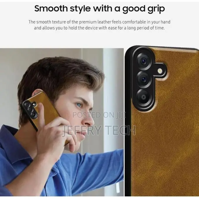 Org Case for Samsung Galaxy A57 5g Soft Leather Case Brown
