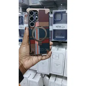 Tribal Samsung Galaxy S25 Ultra Metal Bumper Case With Magsafe and Sta