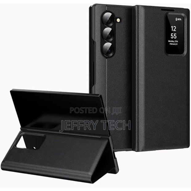Org Flip Leather Cover Smart View Case Samsung Galaxy Z Fold 6