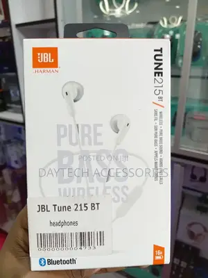 JBL Tune 215bt | Wireless Earbud Headphones - White