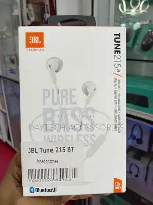JBL Tune 215bt | Wireless Earbud Headphones - White