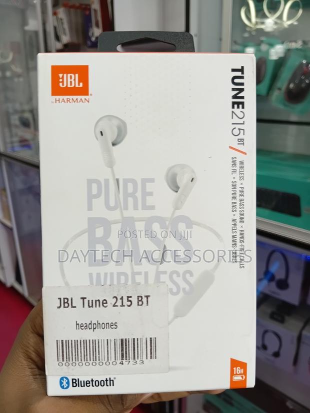 JBL Tune 215bt | Wireless Earbud Headphones - White - thumbnail 3