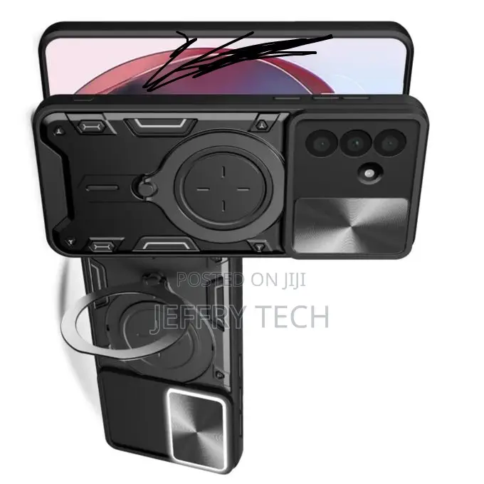 Samsung Galaxy A57 5g With Ring Holder Kickstand and Camera Lens Slid