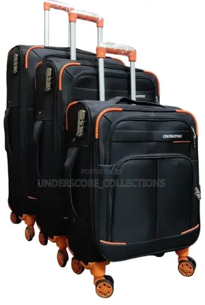 4wheel 3pc Suitcases 
Fabric Body