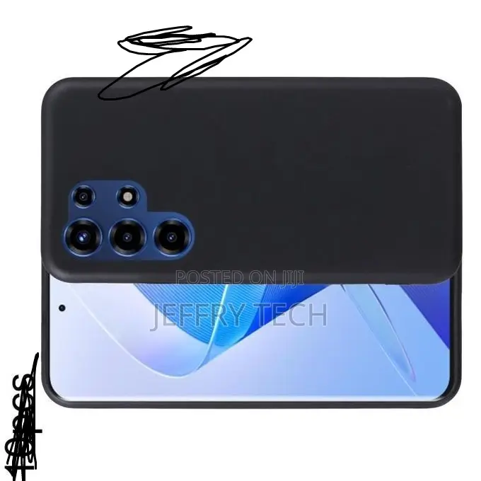 Org Itel S26ultra Soft Silicon Cover Black