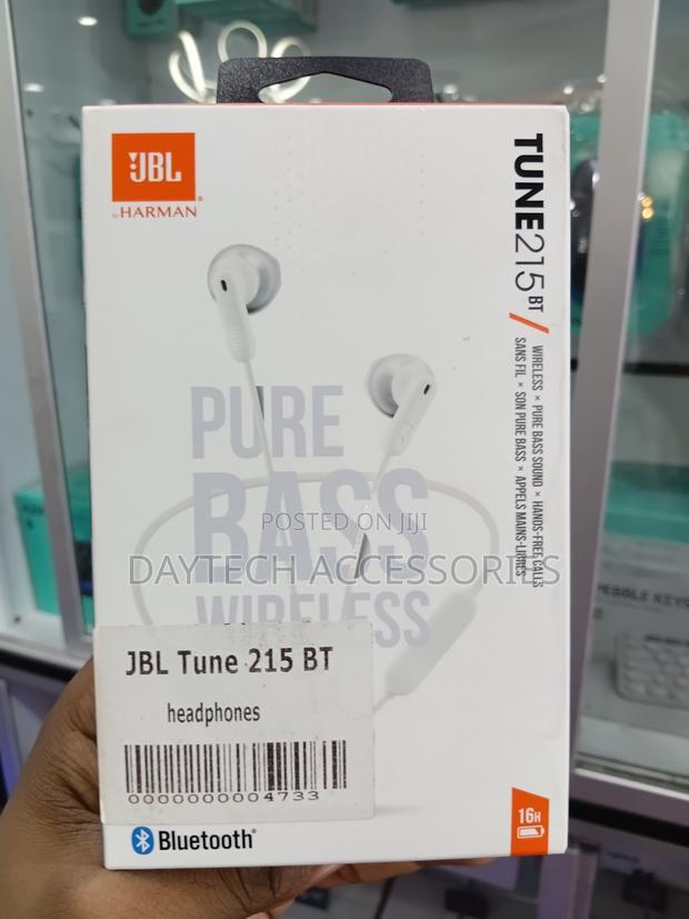 JBL Tune 235bt Wireless Earbud Headphones With Pure Bass Sound - White