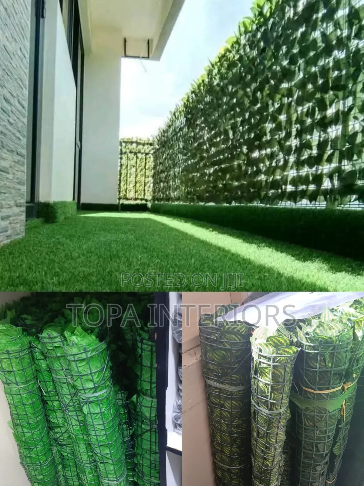 Synthetic Balcony Privacy Fence Rolls on Plastic Mesh