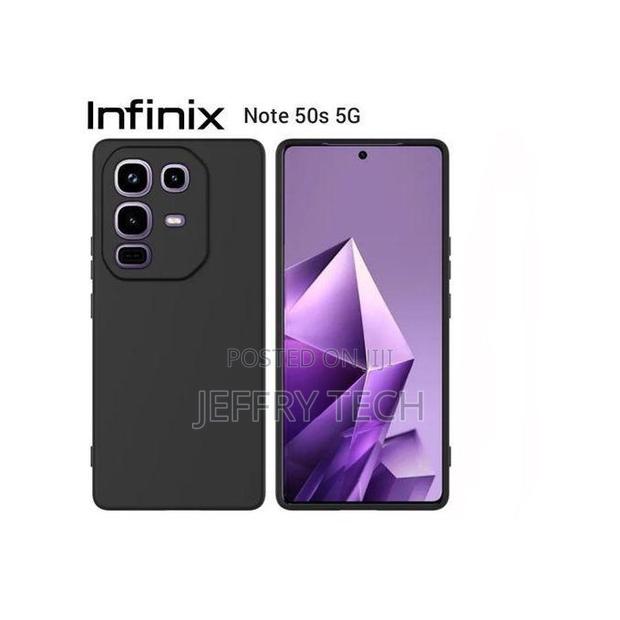 Org Infinix Note 50s 5g Black Soft Silicone Phone Case/Cover