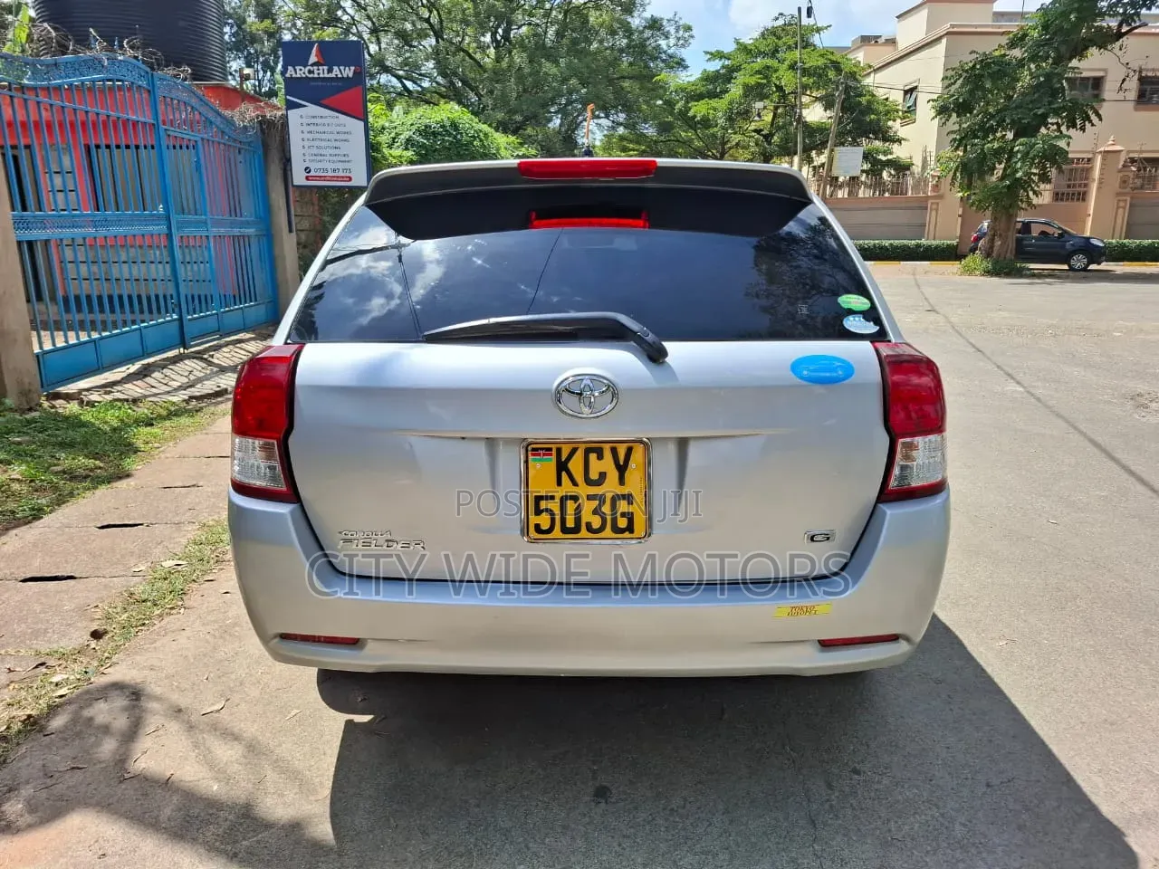 Toyota Corolla Fielder 2013 Silver