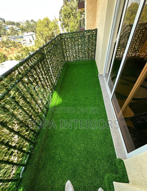 Water Resistant Green Artificial Balcony Privacy Fence Panels