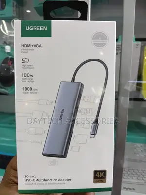 Ugreen Cm498 10-in-1 Usb-C Multifunction Hub Adapter - Grey