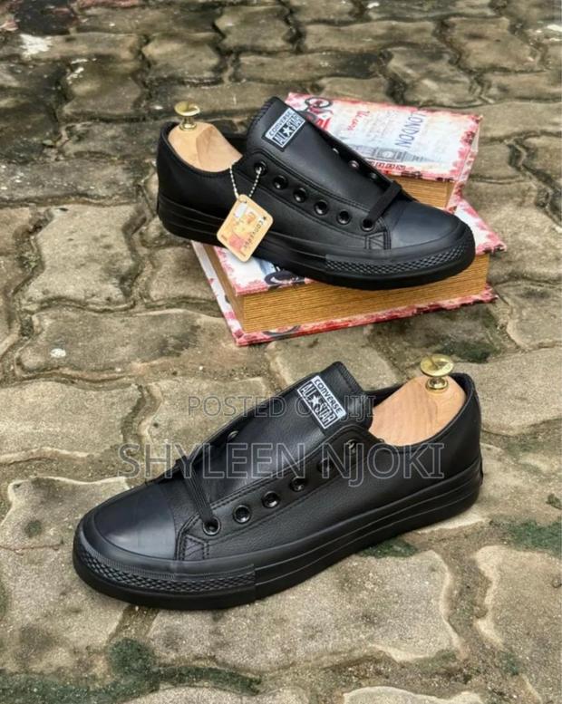 Leather Converse Rubbers Shoes - thumbnail 6