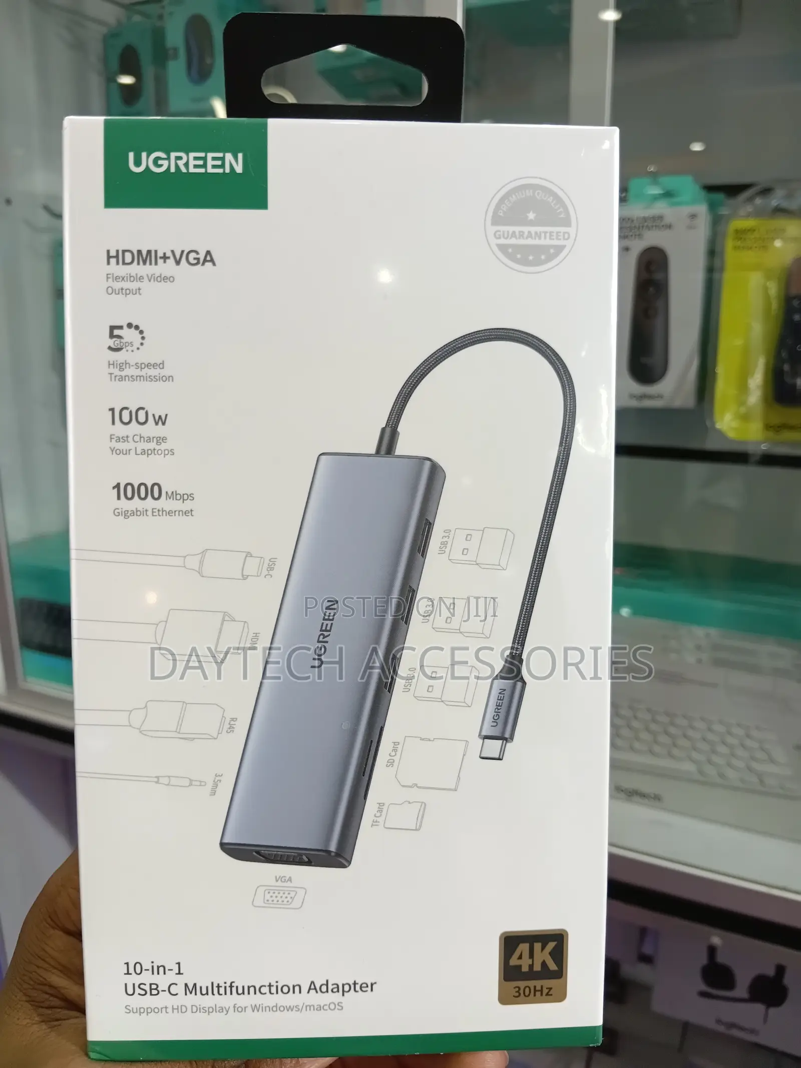 This Is a Ugreen 10-in-1 Usb-C Multifunction Hub Adapter for Laptops.