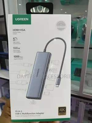This Is a Ugreen 10-in-1 Usb-C Multifunction Hub Adapter for Laptops.