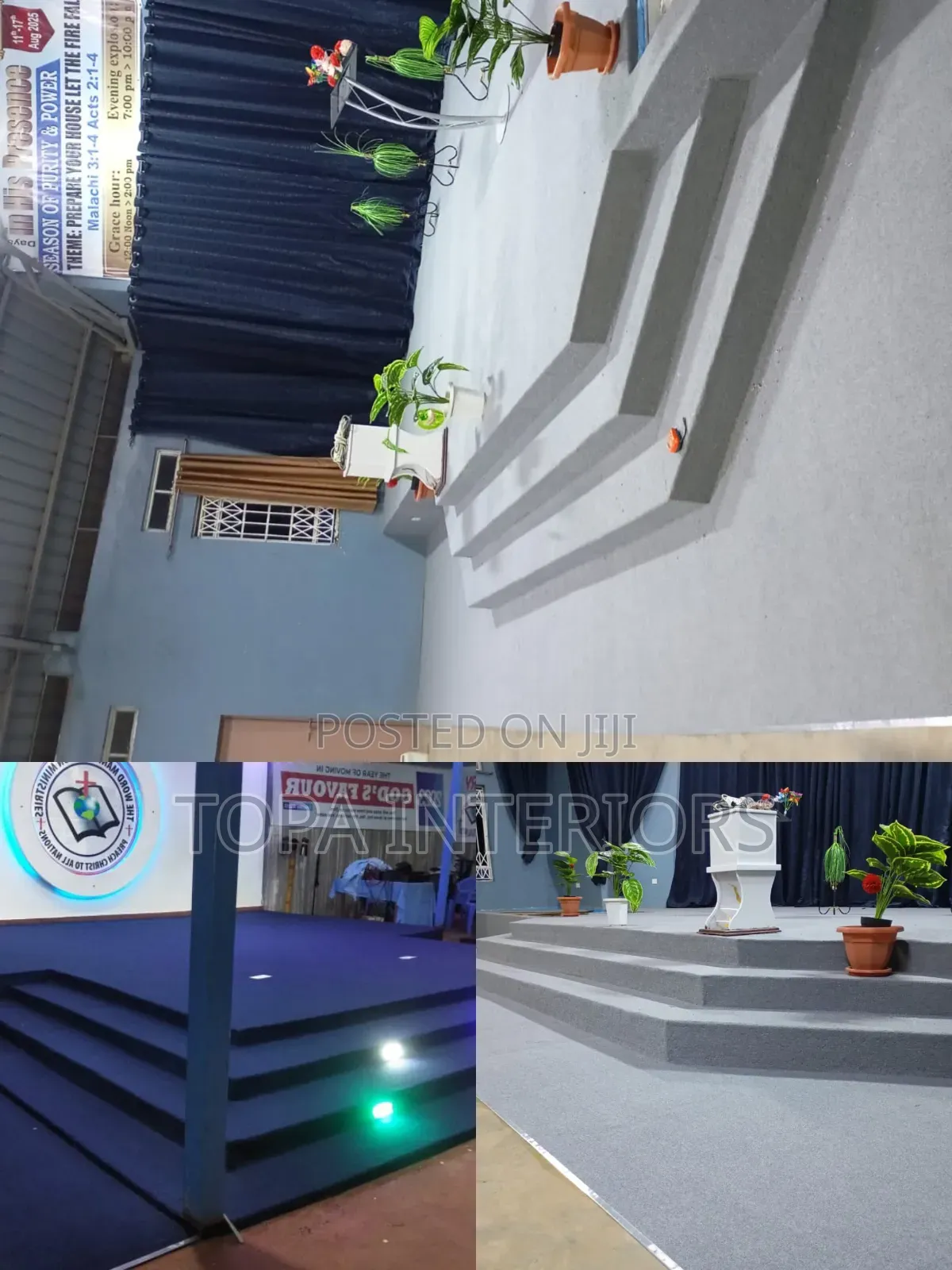 Church Wall to Wall Carpets Supply and Installation