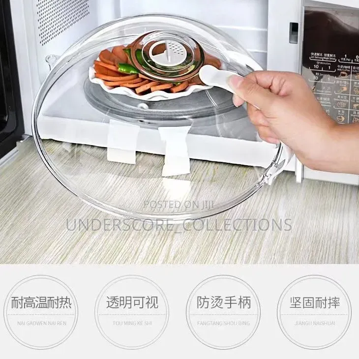 Microwave Food Cover High Temperature Splash-Proof Cover