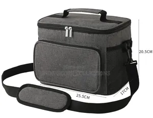*Large Capacity Cooler Lunch Bag/Unisex Insulated Lunch Bag