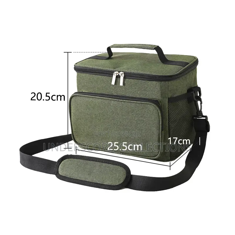 *Large Capacity Cooler Lunch Bag/Unisex Insulated Lunch Bag