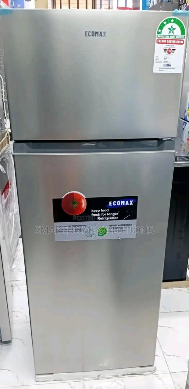 Ecomax 230 Litres Dark Silver Double Door Refrigerator